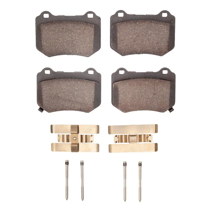 R1 Semi-Metallic Rear Brake Pad & Hardware Kit For 2018–2025 Subaru Wrx 1