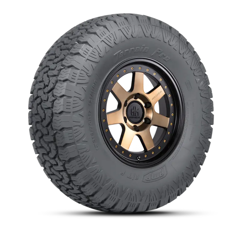 Amp Terrain Pro All-Terrain Tire – Lt265/70R17, Load Range E, 121/118S Speed Rating 1