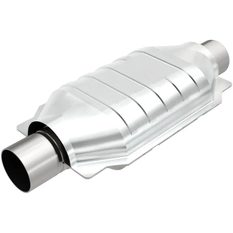 Magnaflow Universal 2.5-Inch Dual-Inlet/Dual-Outlet Center-Exit Oval Muffler – 12X7X16 Inches 1