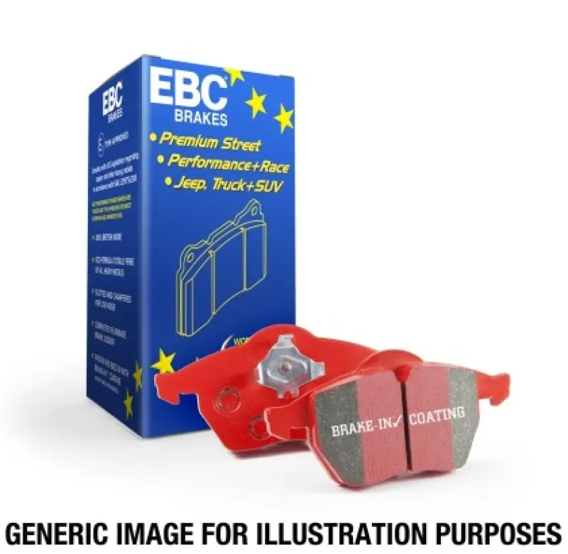 Ebc Redstuff Rear Brake Pads For 2015+ Porsche Macan Gts (3.0L Twin-Turbo) 2