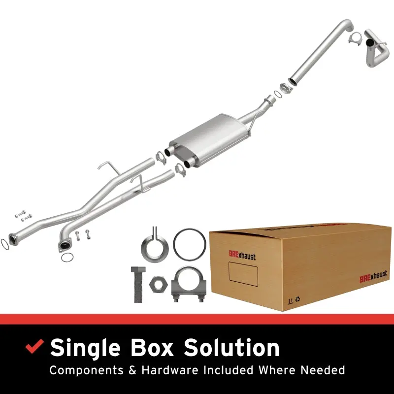Brexhaust Full Cat-Back Exhaust System – 2007–2011 Toyota Tundra, Stainless Steel Construction 1