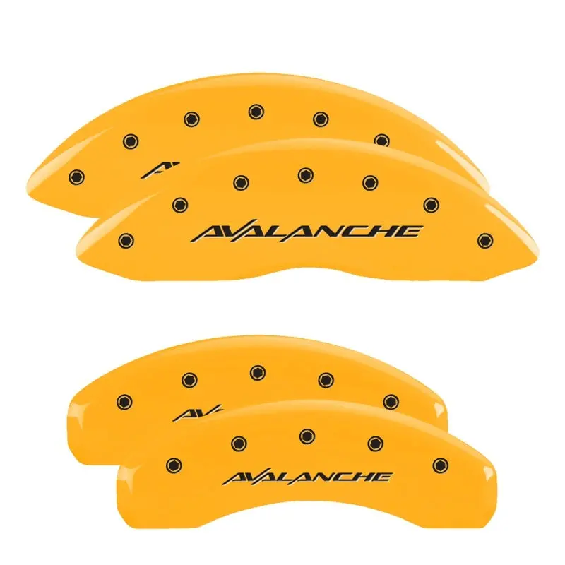 Mgp Engraved Brake Caliper Covers – Front & Rear, Gen Iv/Camaro-Specific, Black Finish With Silver Accent 1