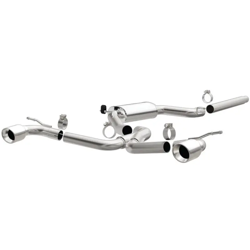 Magnaflow Dual Split Rear-Exit Cat-Back Exhaust System For 2015 Vw Gti – 4-Inch Polished Tips, 2.0L Turbo 1