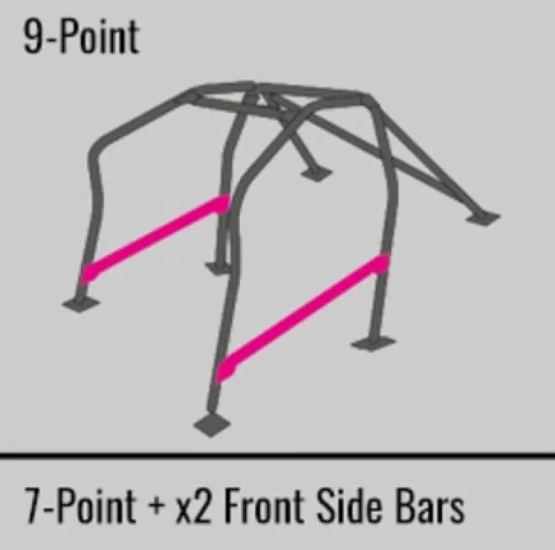 Cusco 9-Point Roll Cage – Front/Rear Dash-Around Design, Fits 2013+ Subaru Brz (Rhd Only), Includes Safety Certification 1