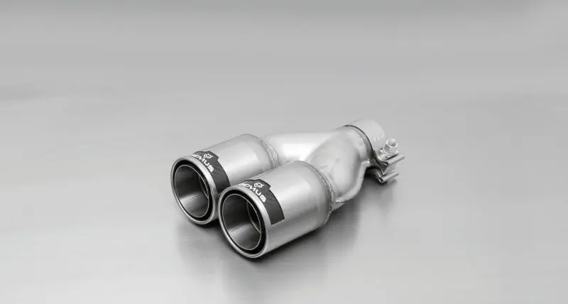 Remus Dual Straight Exhaust Tail Pipes With Carbon Inserts – 84Mm For 2005 Seat Toledo 1.6L 1