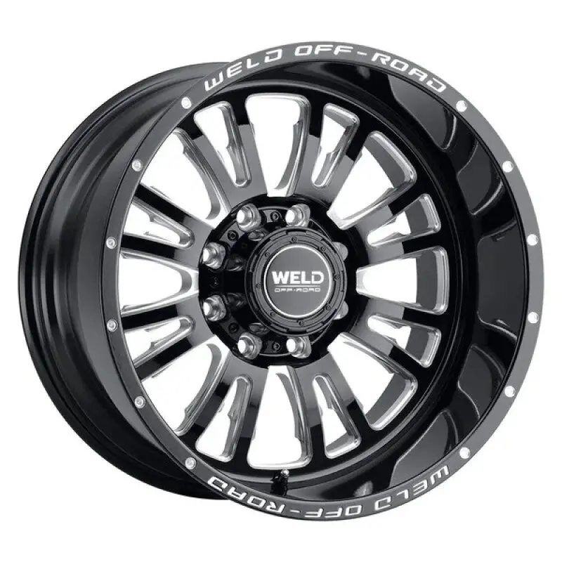 Weld Slingblade 20X10-Inch Gloss Black Forged Wheel – 8X170 Bolt Pattern, Et-18 Offset, 4.75In Backspace 1