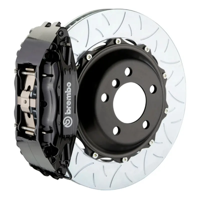 Brembo 06-12 325I Excl Xdrive Fr Gt Bbk 6Pis Cast 355X32 2Pc Rotor Slotted Type3-Black 1