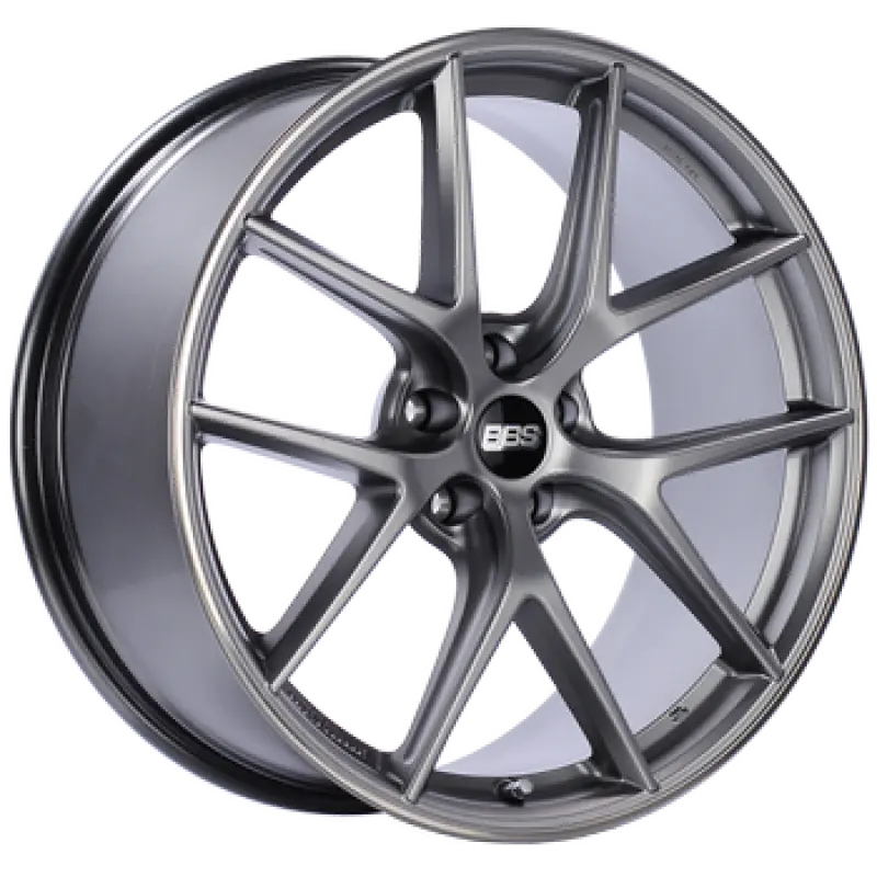 Bbs Ci-R 20X9 Inch Alloy Wheel – Platinum Silver Finish With Polished Lip, 5X112 Bolt Pattern, Et39 Offset, -82Mm Hub Bore, Requires Pfs/Clip Rim Protector 1