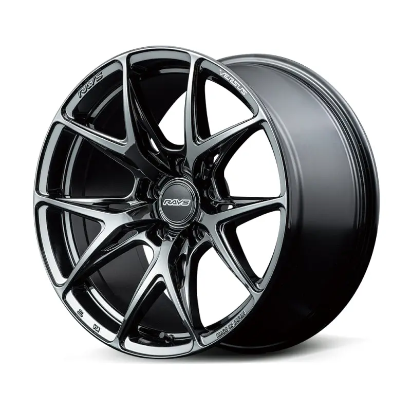 Versus Vv21S 19X8.5-Inch Jet Black Alloy Wheel – 5X112 Bolt Pattern, +34 Offset 1