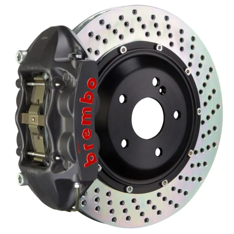 Brembo Gts Big Brake Kit – Front Drilled Rotors & 4-Piston Calipers For 2006–2012 Bmw 325Xi/328Xi 1