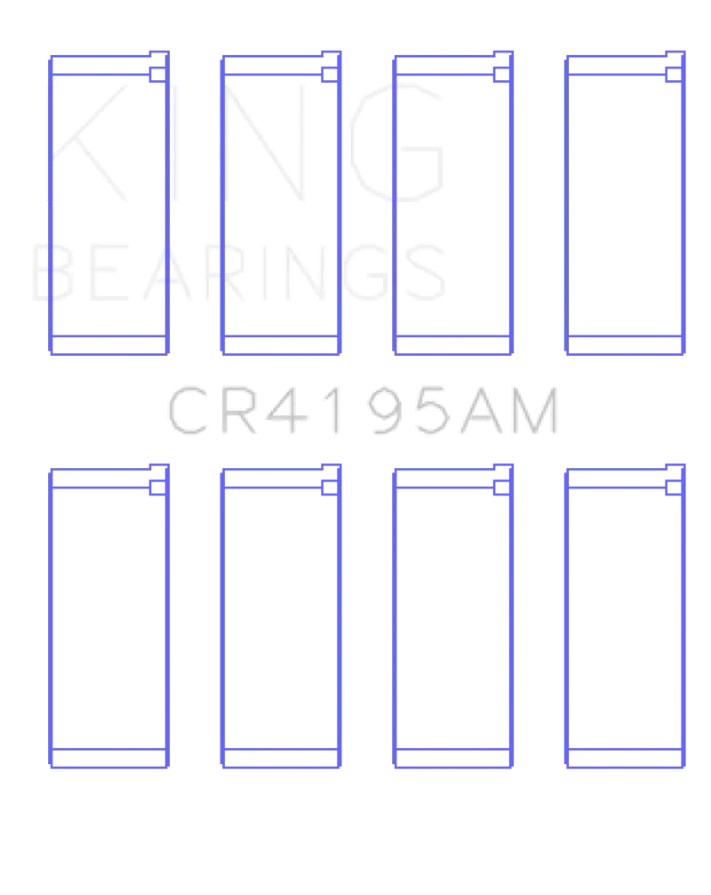 King Robust Bearing Set For 1995–2002 Chrysler L4 2.0L Engines (Size +0.5Mm Over Standard) 1