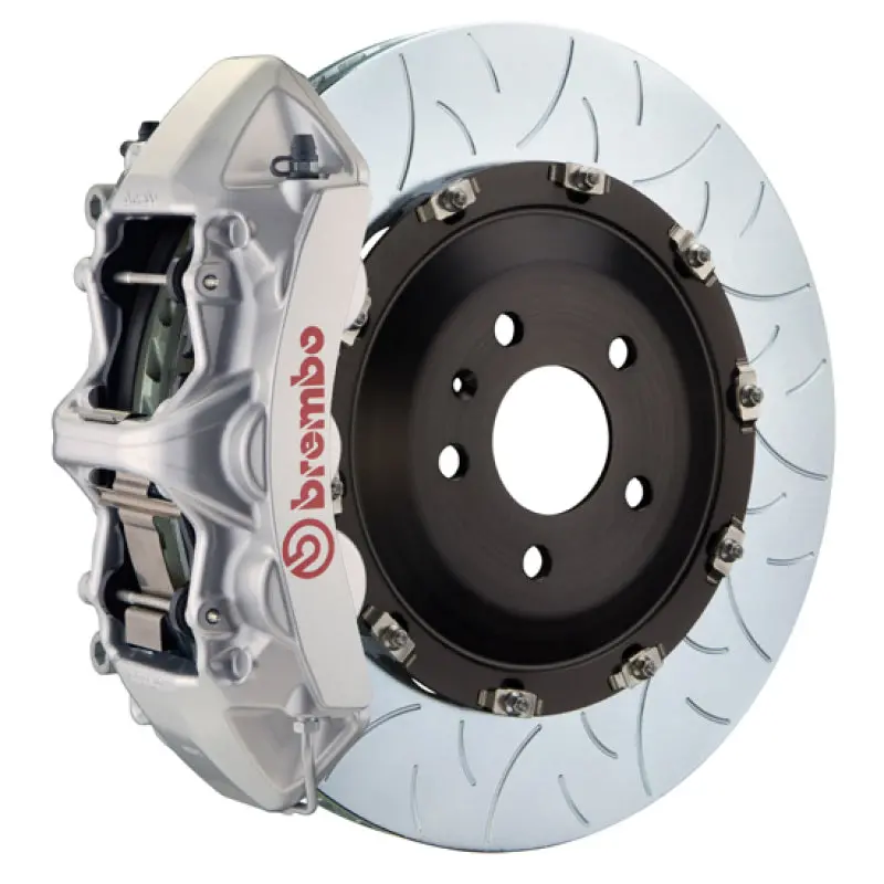 Brembo Gt Big Brake Kit For 2011–2018 Porsche Cayenne – Front, 6-Piston Calipers, 405X34Mm Slotted 2-Piece Rotors 1