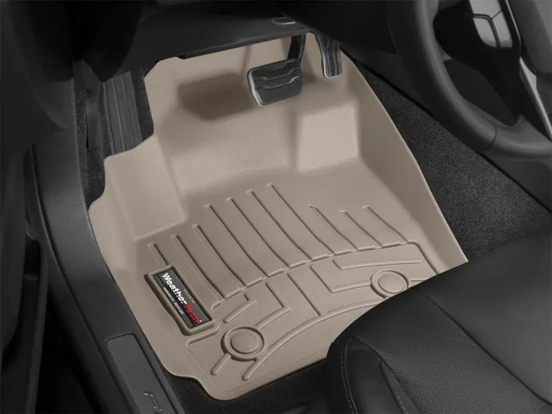 Wt Floorliner Custom-Fit Front Floor Mat – Tan Interior Protection 1