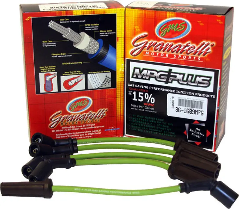 Granatelli Mpg Plus Ignition Wire Set For 1984–1985 Honda Accord 4-Cylinder 1.8L 1