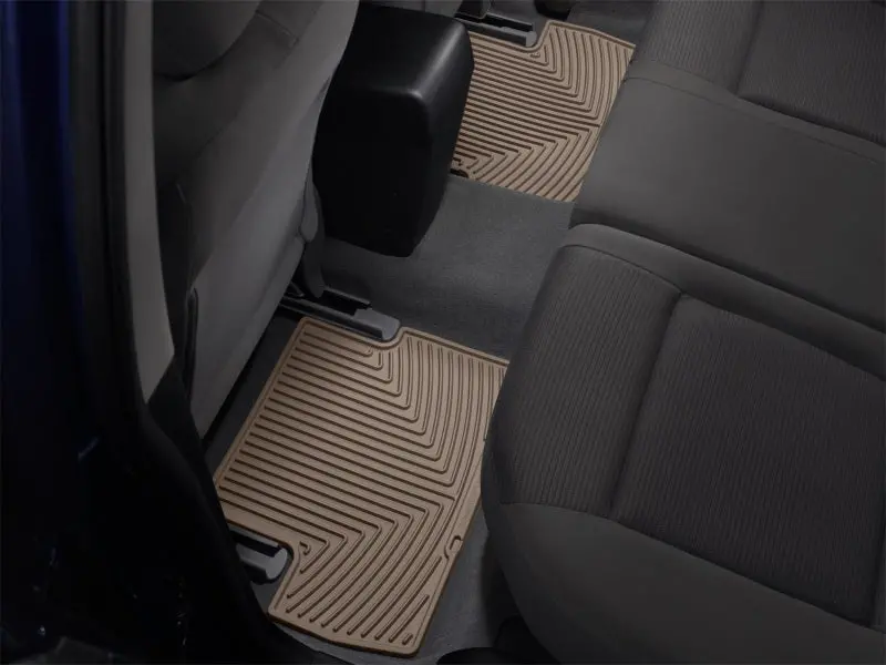 Weathertech Rear Rubber Floor Mats For 2003–2009 Mercedes-Benz E-Class W211 – Tan Color 1
