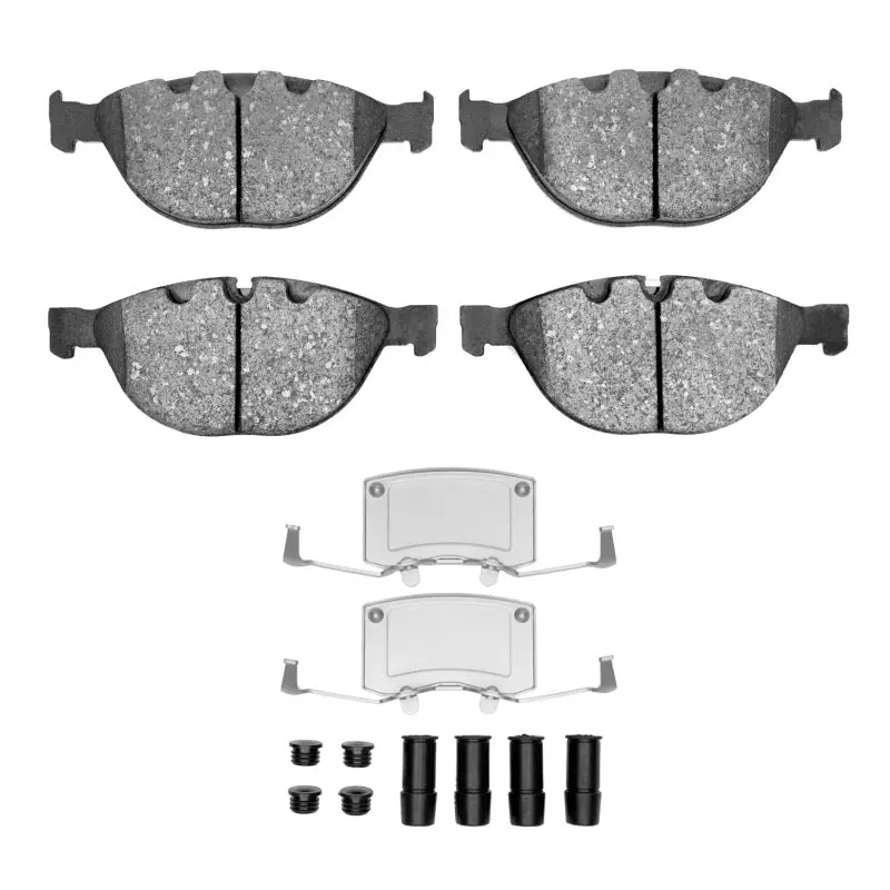 R1 Optimum Oe Front Brake Pad & Hardware Kit For 2004–2012 Bmw M6 1