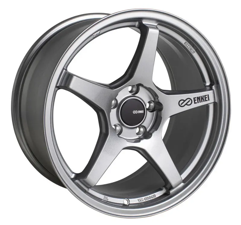 Enkei Ts-5 Storm Grey Alloy Wheel – 18X8 Inch, 5X112 Bolt Pattern, 45Mm Offset, 72.6Mm Hub Bore 1