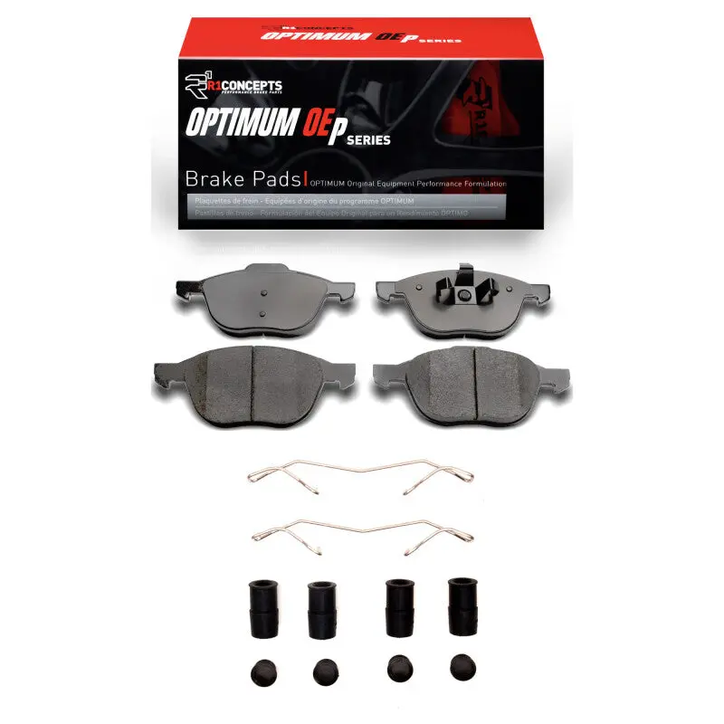 R1 Front Brake Pad & Hardware Kit For 2004–2018 Ford Focus – Oe-Style Optimum Performance 1