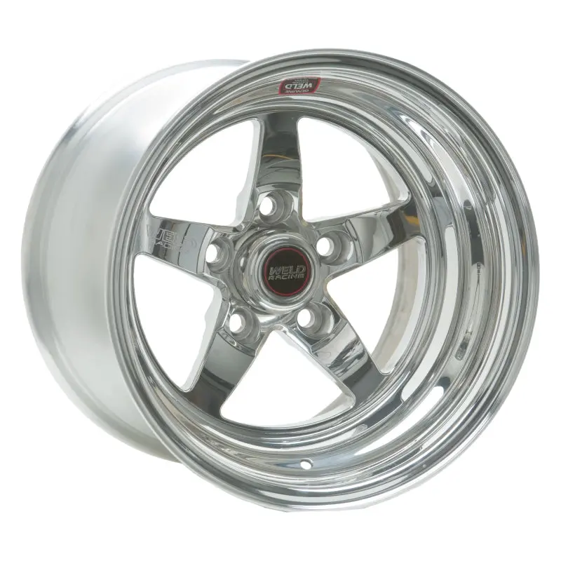 Weld S71 Polished Aluminum Wheel – 15X9", 5X4.75", 6.5" Backspace, Medium Pad Finish 1