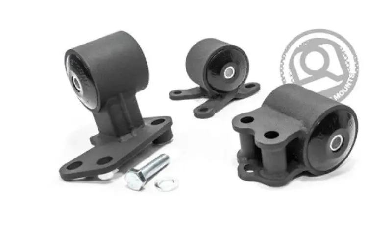 Innovative Motor Mounts For Honda Civic – Black Steel Brackets With 85A Bushings (1992–1995 B/D-Series, Auto-To-Manual Conversion) 1