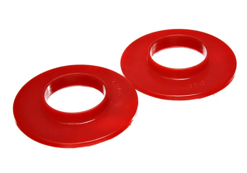 Energy Suspension Red Coil Spring Isolators – Universal Fit, 2-3/16In Id × 4-9/16In Od × 5/8In Height (2 Per Pack) 1