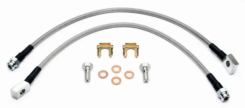Wilwood Flexline Brake Hose Kit For 1997–2003 Chevrolet Corvette With Stock Front Calipers 1