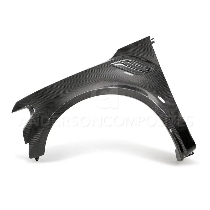 Anderson Composites Carbon Fiber Front Fenders For 2017–2018 Ford Raptor – Type-Wide Design, Gloss Finish (Pair) 1