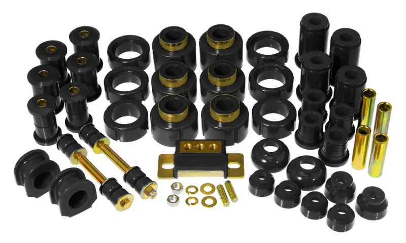 Prothane Total Suspension Bushing Kit For 1988–1998 Chevy 2Wd Trucks – Black Polyurethane 1