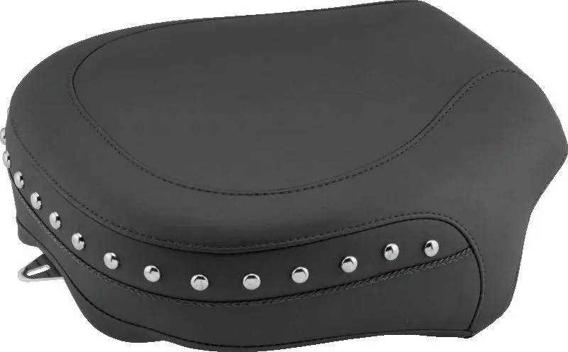 Two-Piece Black Stud-Embellished Seat For Yamaha V-Star 1100 Classic (2000–2011) And Silverado Touring (2002–2011) 1